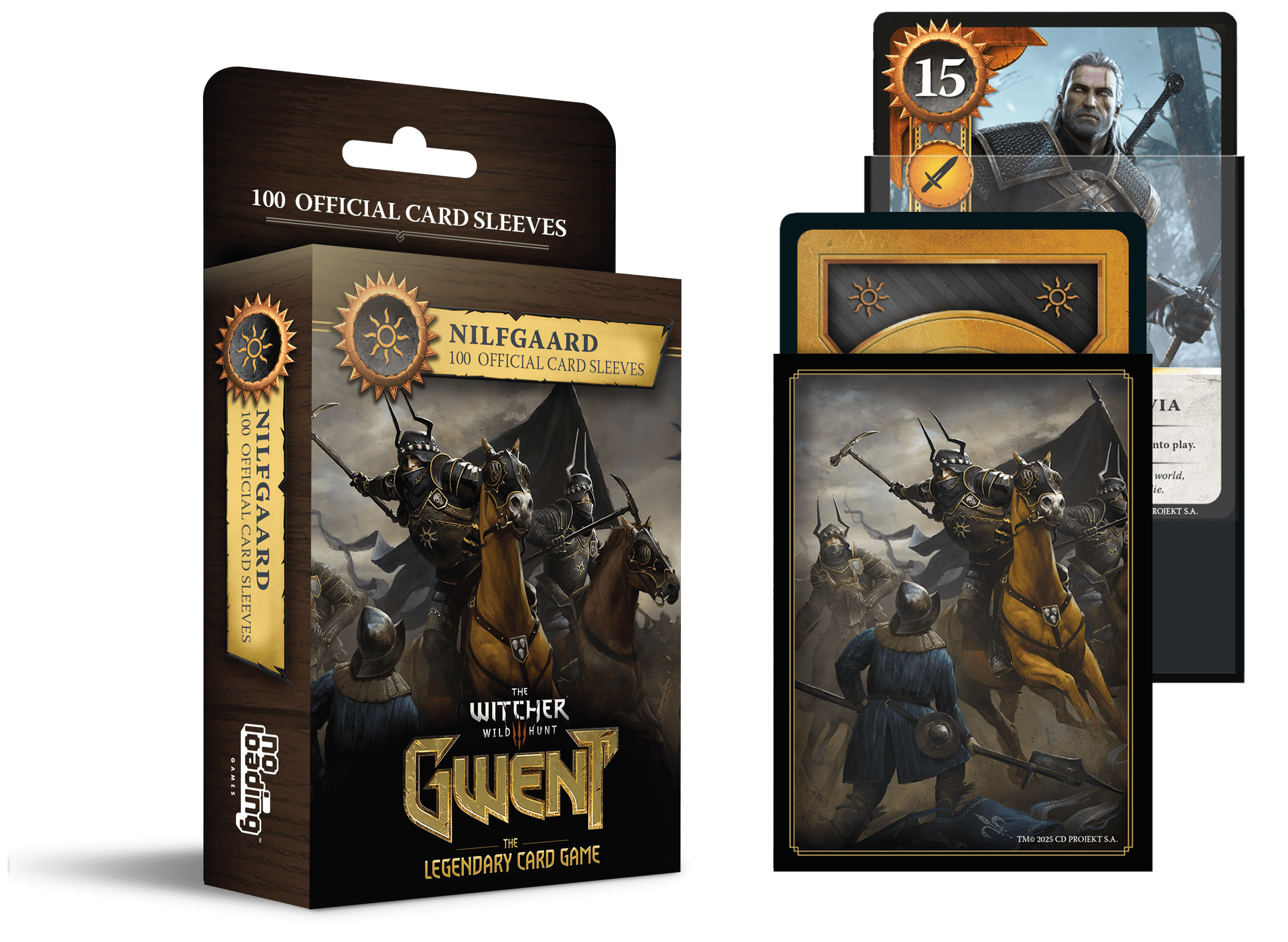Gwent Nilfgaard Card Sleeves (100) NoLoadingGames Gwent Nilfgaard Card Sleeves (100) NoLoadingGames