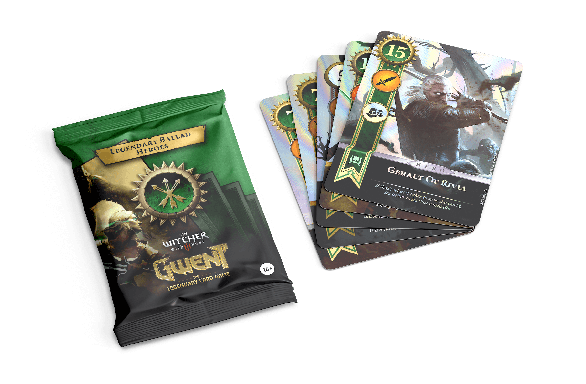 Gwent Legendary Ballad Foil Cards - Scoia'tael