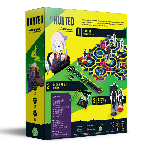 Cyberpunk: Edgerunners - Hunted Boardgame