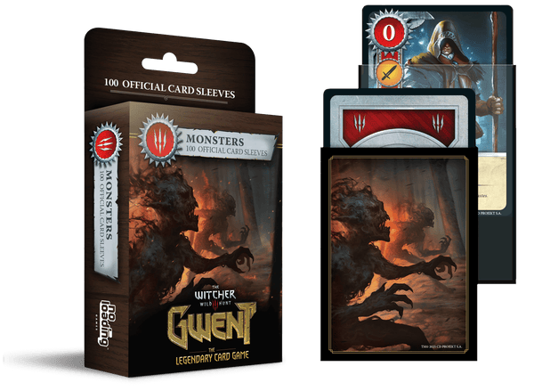 monster hunter board game card sleeves Gwent Monsters Card Sleeves (100)