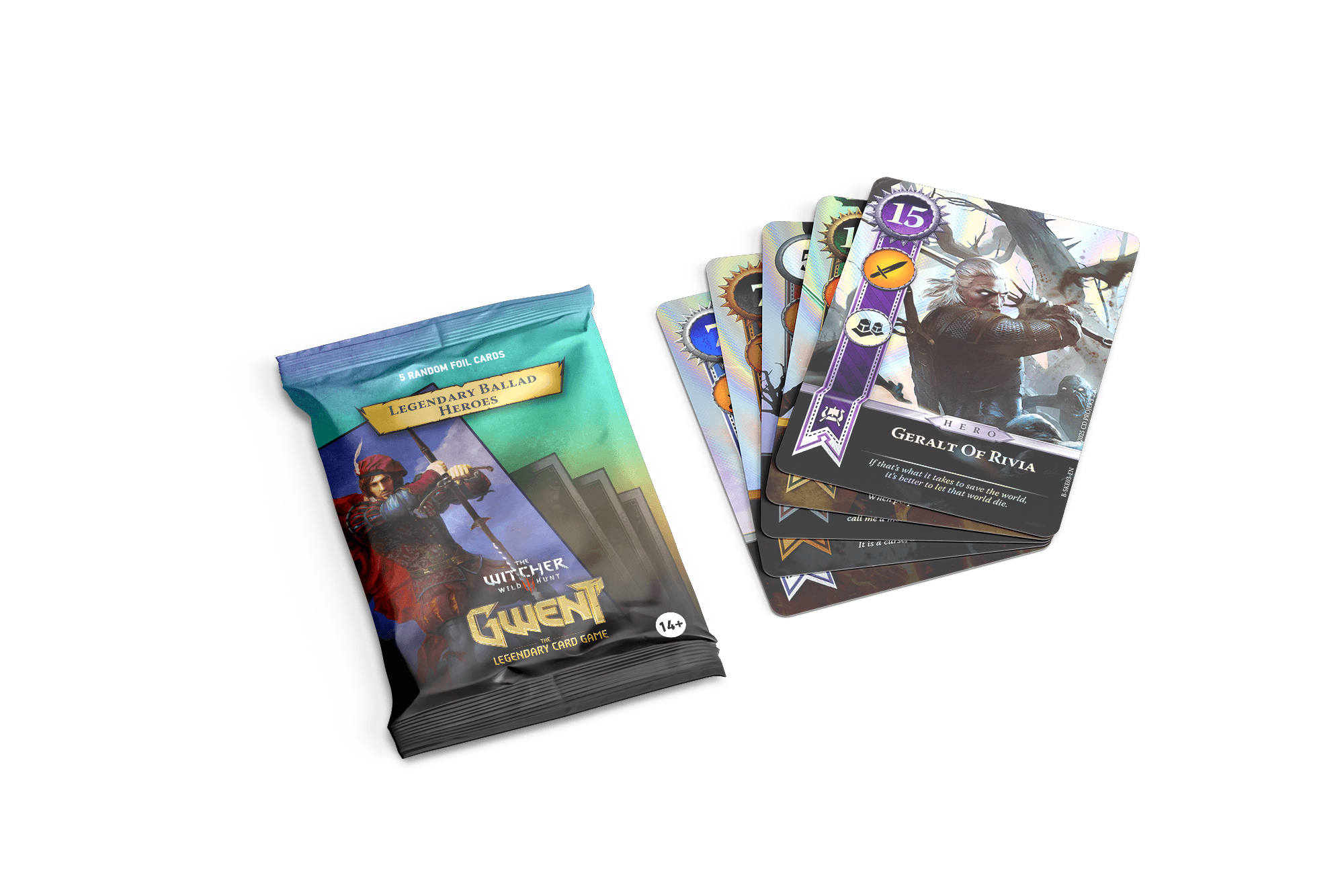 Gwent - Ballad Booster Pack (5 Random Foil Cards)